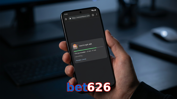 Main screen of Bet626 apk page for PK players