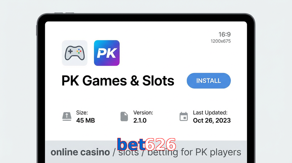 Game list for Bet626 gameapk section