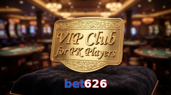 Main screen of Bet626 vip page for PK players